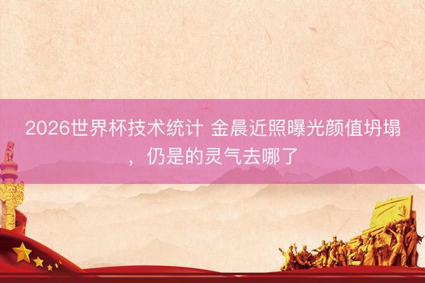 2026世界杯技术统计 金晨近照曝光颜值坍塌,仍是的灵气去哪了